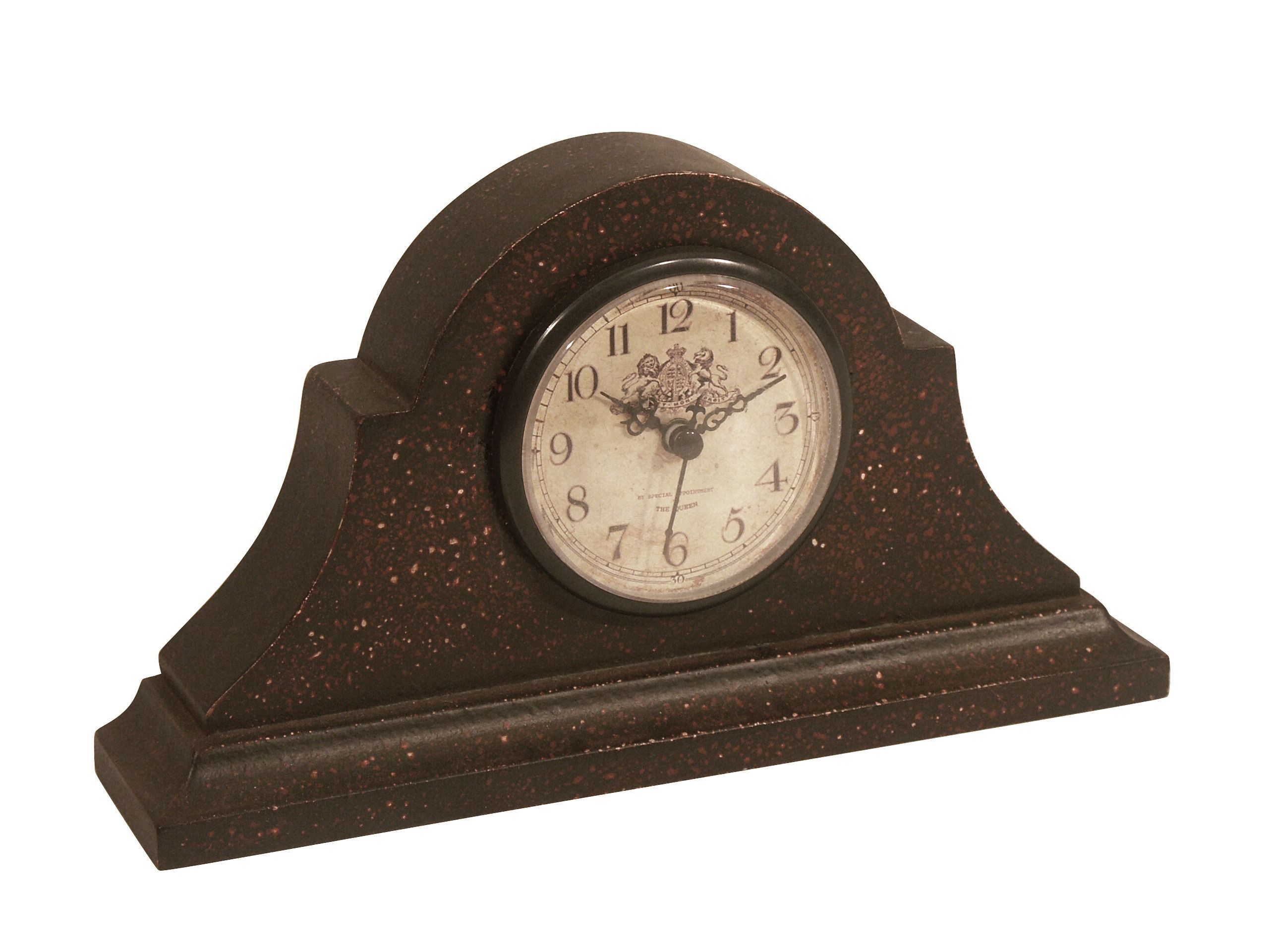 Horloge de cheminée en bois