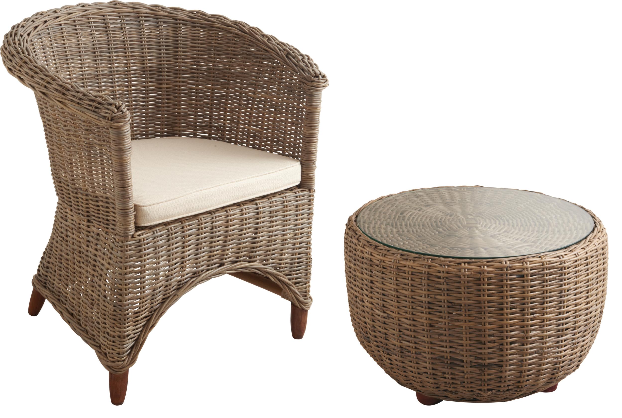 Petit salon en poelet gris Ara