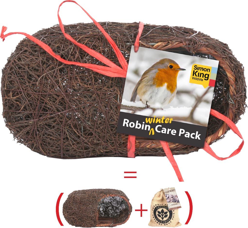 Pack de soins d'hiver rouge-gorges nichoir + graines