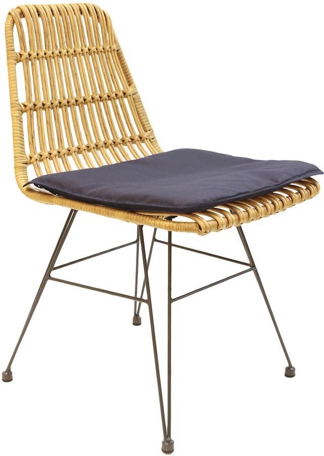 Chaise intérieure extérieure avec galette Surabaya