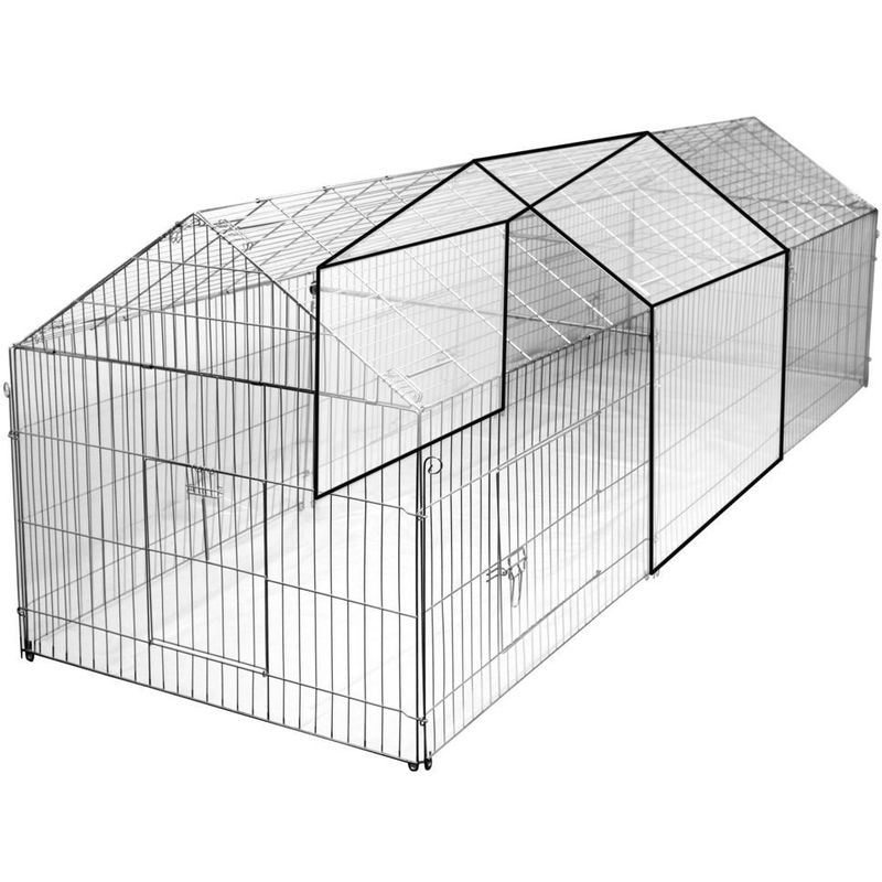 Extension pour enclos extérieur zingué