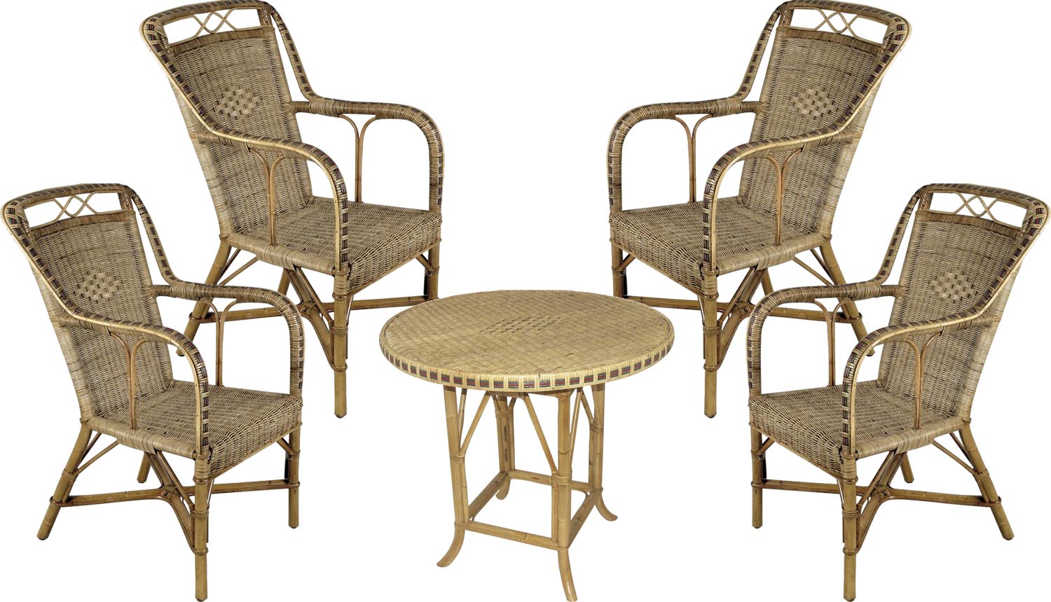 Salon en manau et rotin Medan