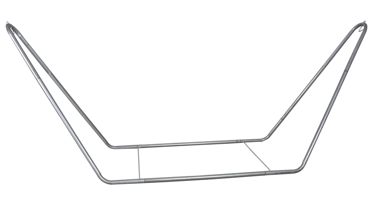 Support pour hamac en métal finition zinc