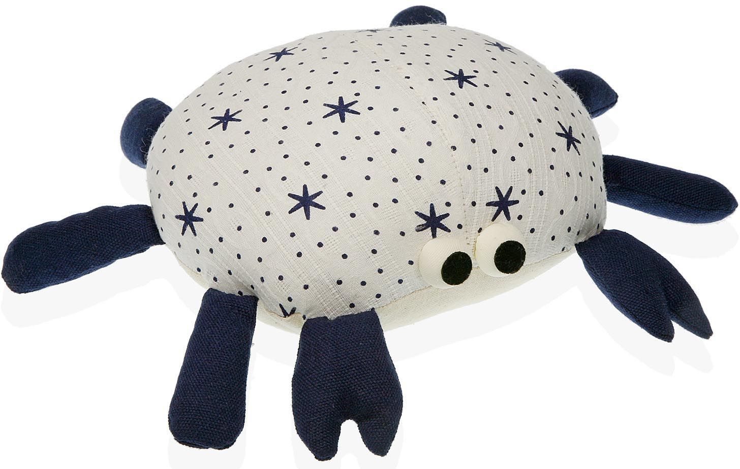 Cale porte en tissu crabe