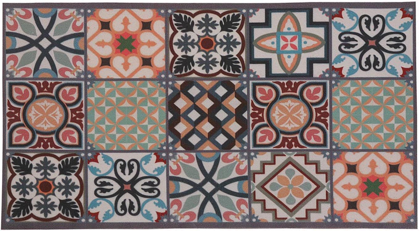 Tapis de cuisine en polyester Azulejo 80x50 cm