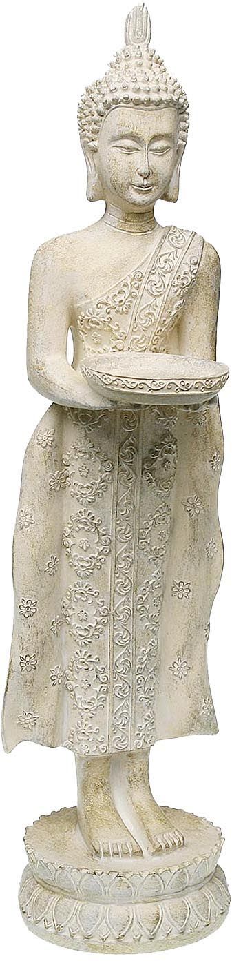 Bouddha en résine avec bougeoir 47 cm