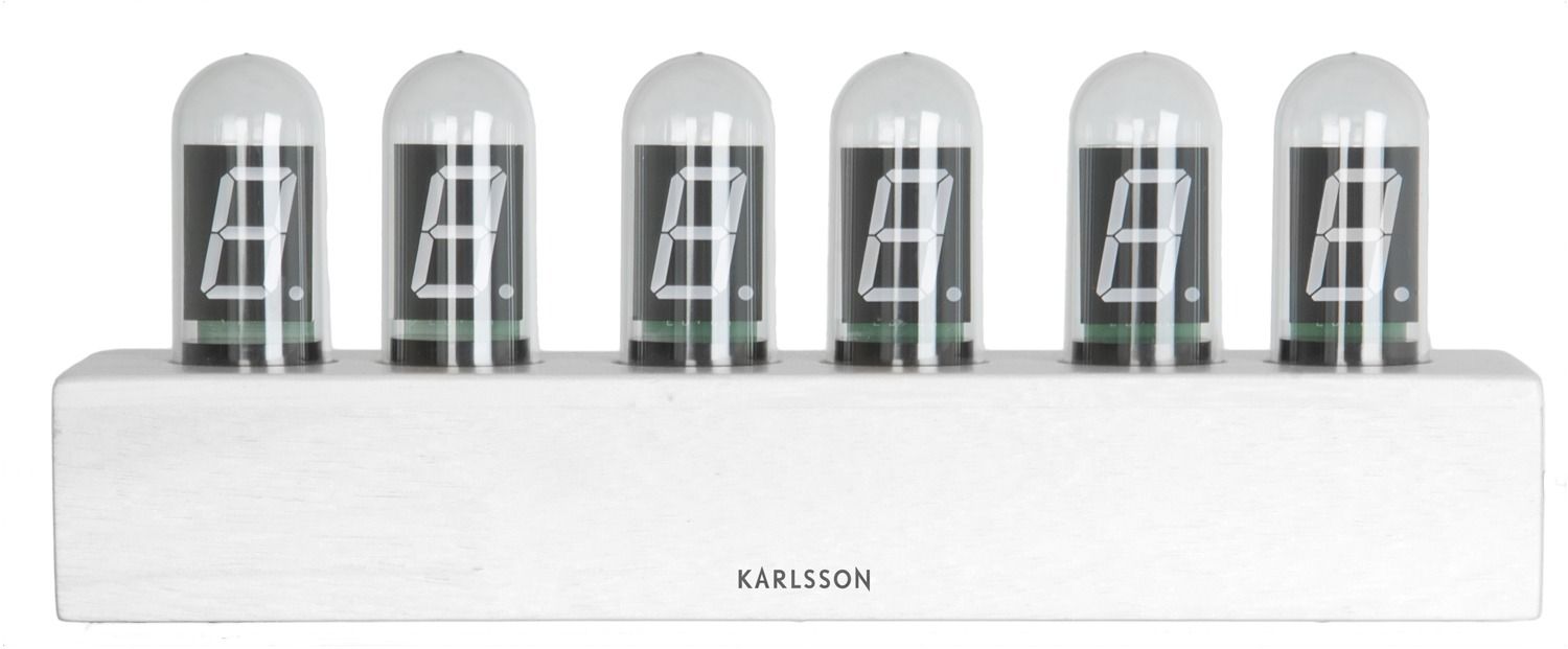 Horloge à poser en chêne Cathode