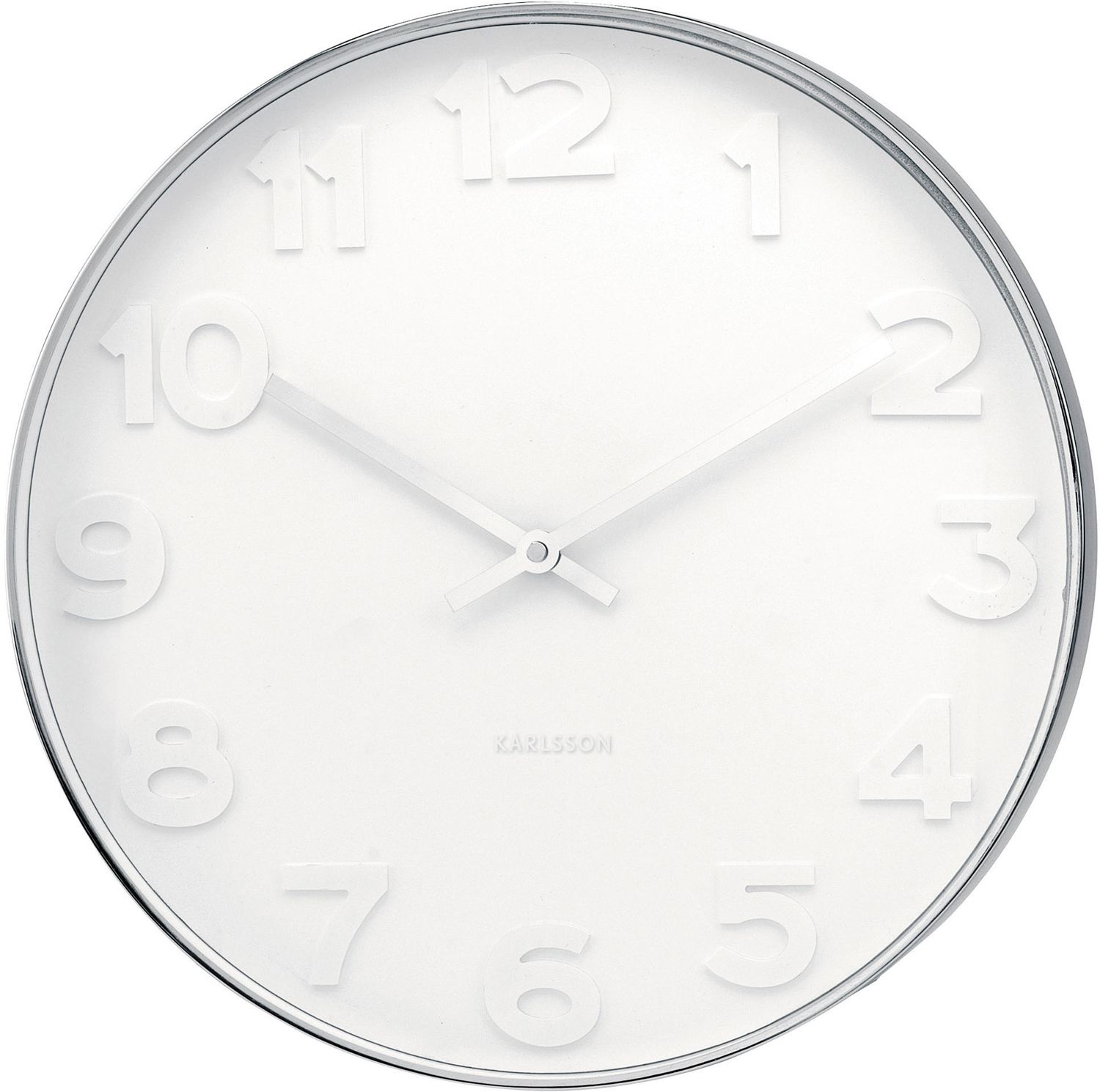 Horloge murale en métal Mr White 51 cm