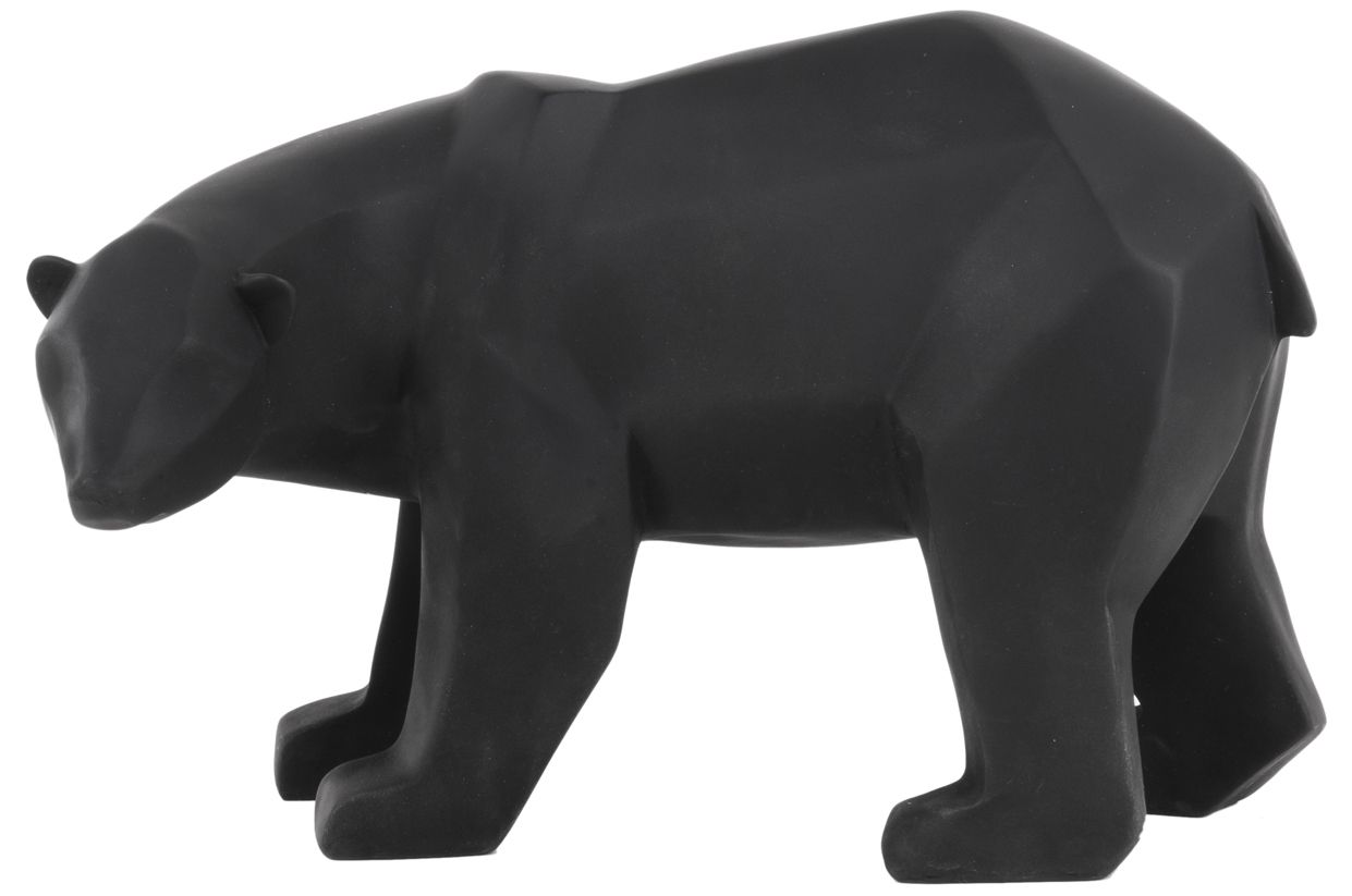 Grand ours en résine mat Origami