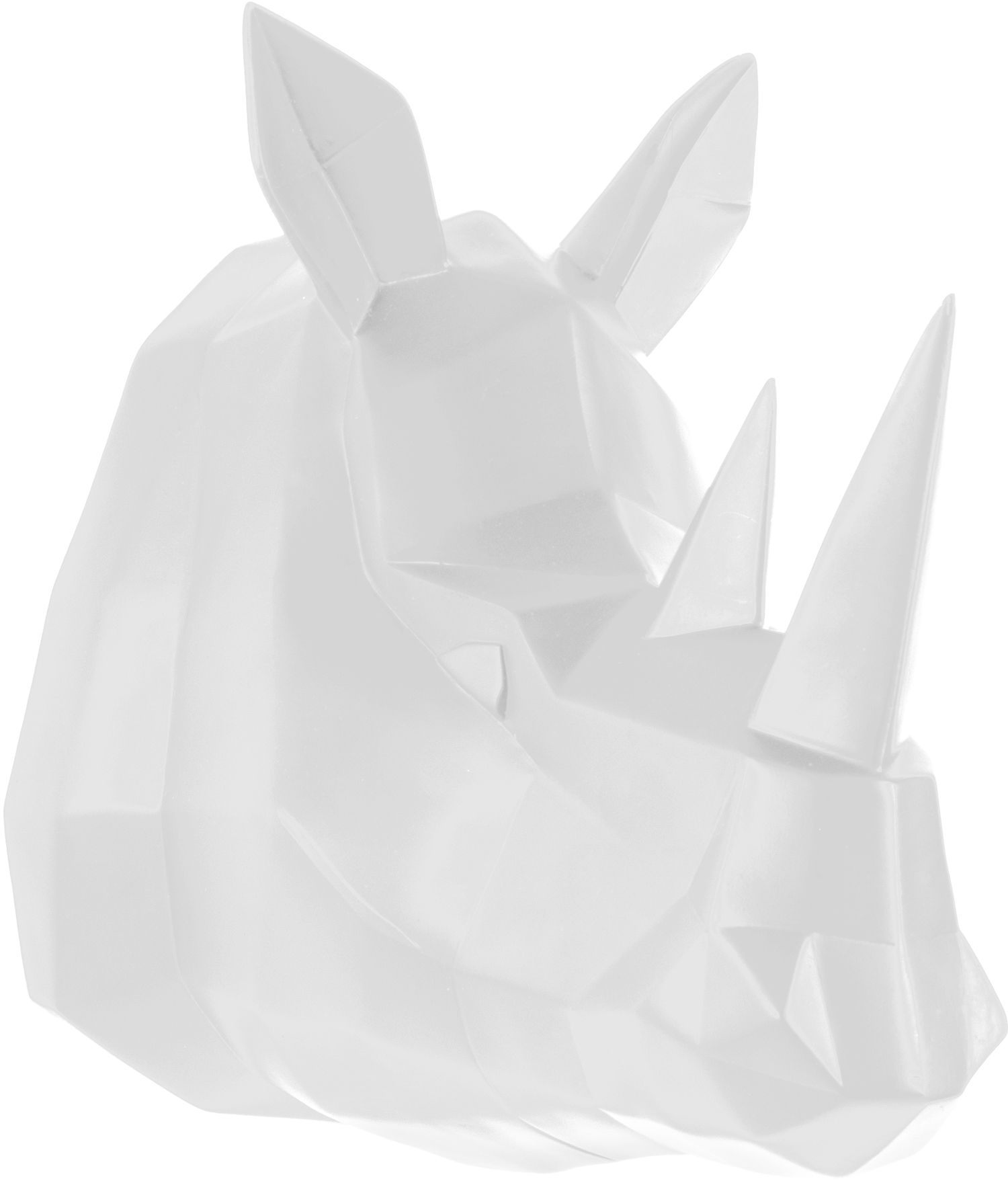 Tête de rhinocéros à suspendre Origami