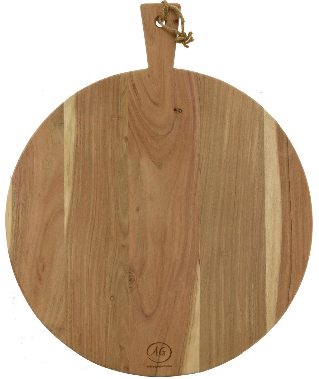 Planche à découper ronde en acacia naturel Rond