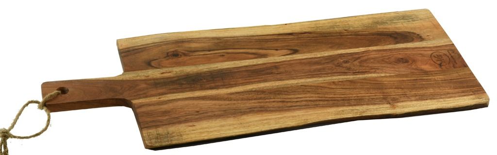Planche à découper en acacia et jute