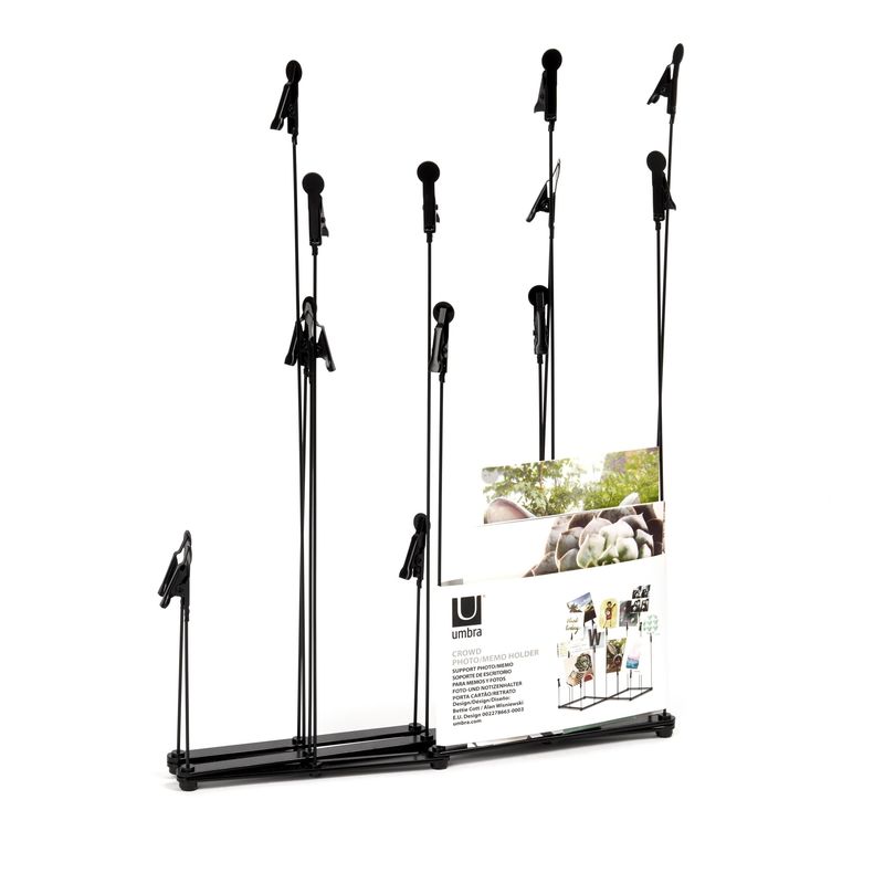 Porte photos ou mémos en métal mat Crowd