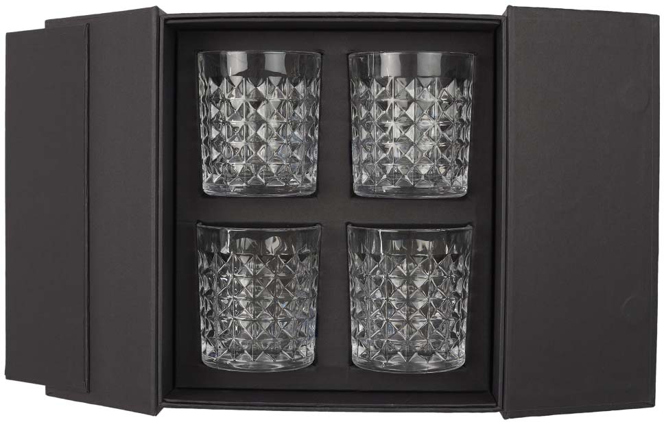 Coffret 4 verres à whisly Lounge et mixologie