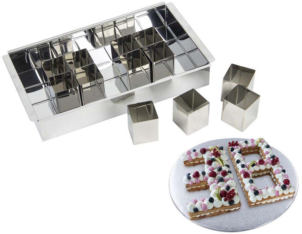 Moule number cake en inox