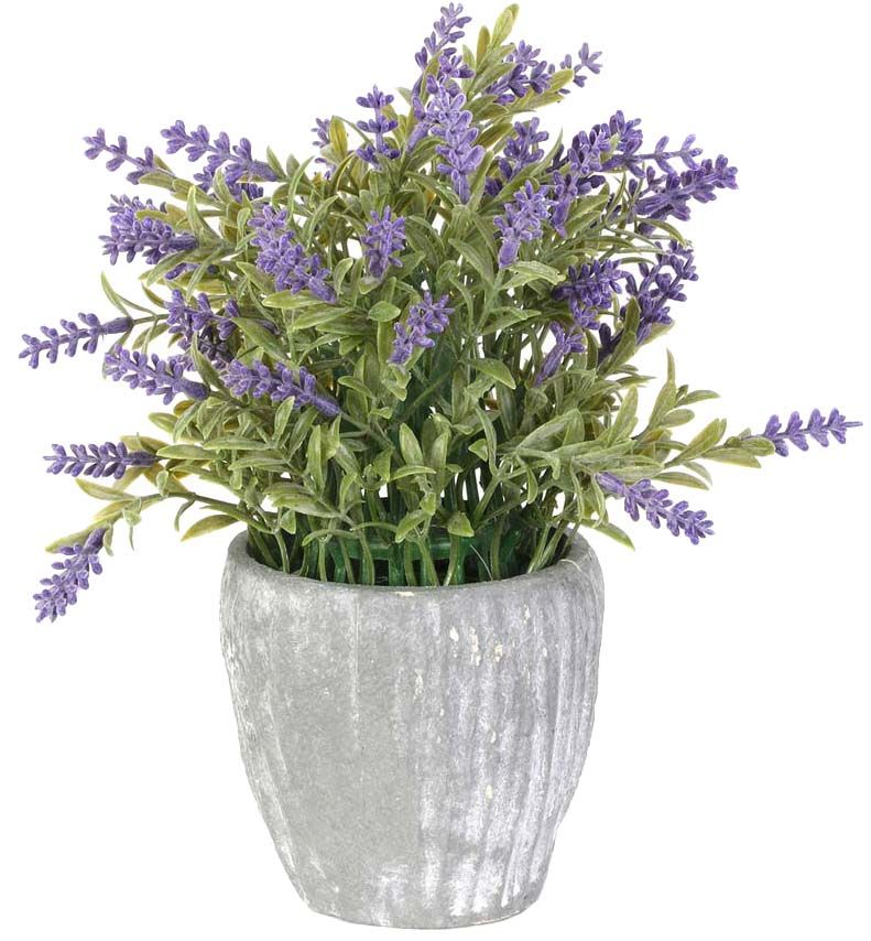 Lavande artificiel en pot 23 cm