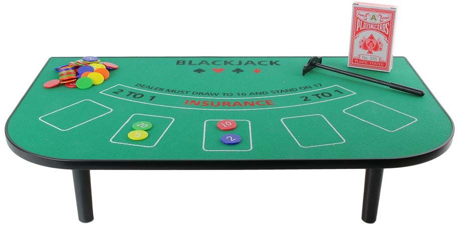 Jeu de table mini blackjack