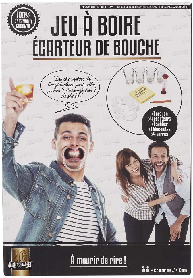 Jeu à boire écarteur de bouche