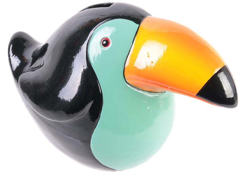 Tirelire en céramique toucan Exotic