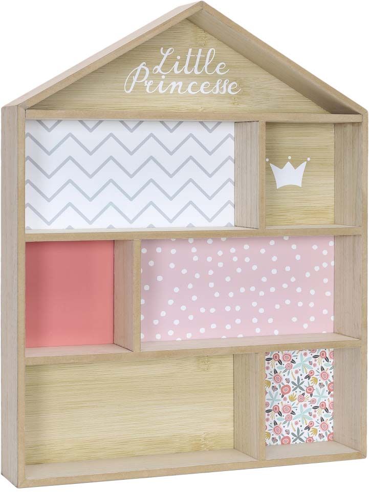 Etagère maison en bois Little pincesse