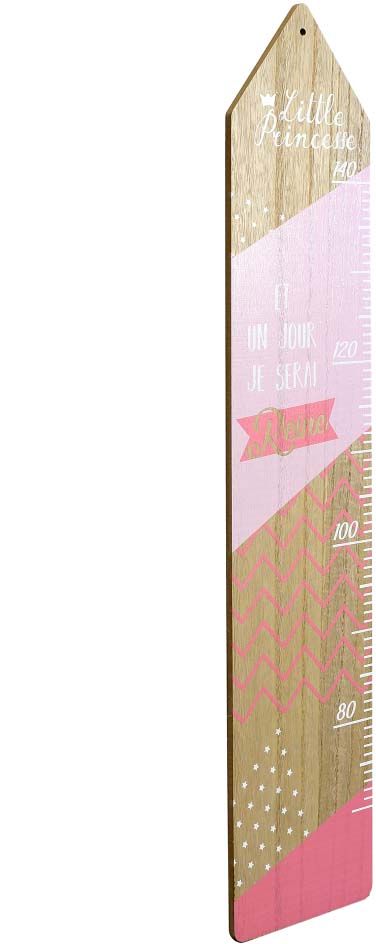 Toise en bois Little princesse