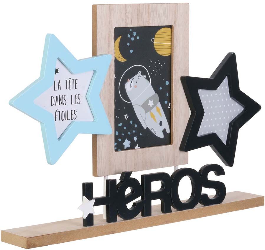 Pêle-mêle enfant 3 photos Héros