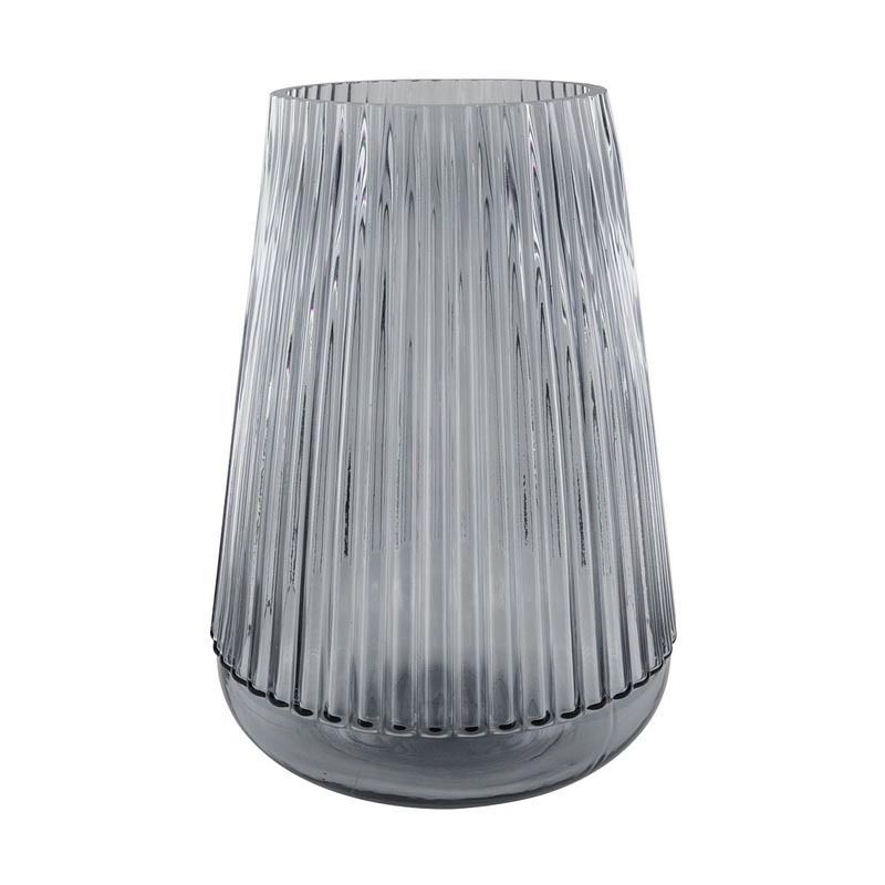 Vase en verre gris Camélia 29 cm