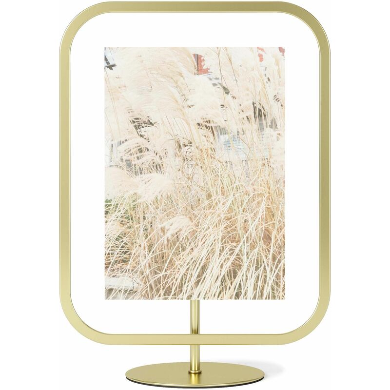 Cadre photo en métal doré mat Infinity Pour photo 13x18 cm