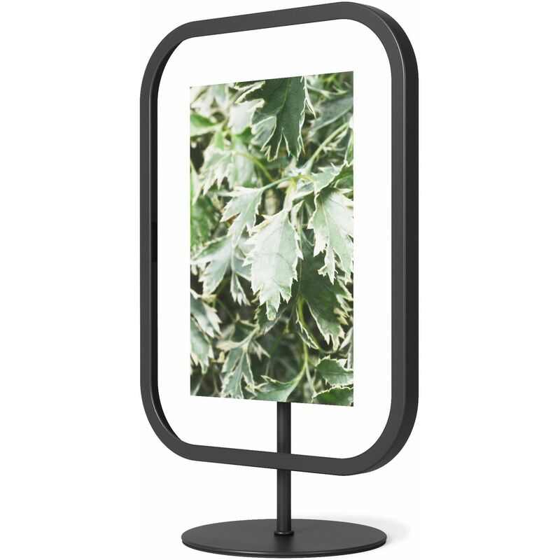 Cadre photo en métal noir mat Infinity Pour photo 10x15 cm