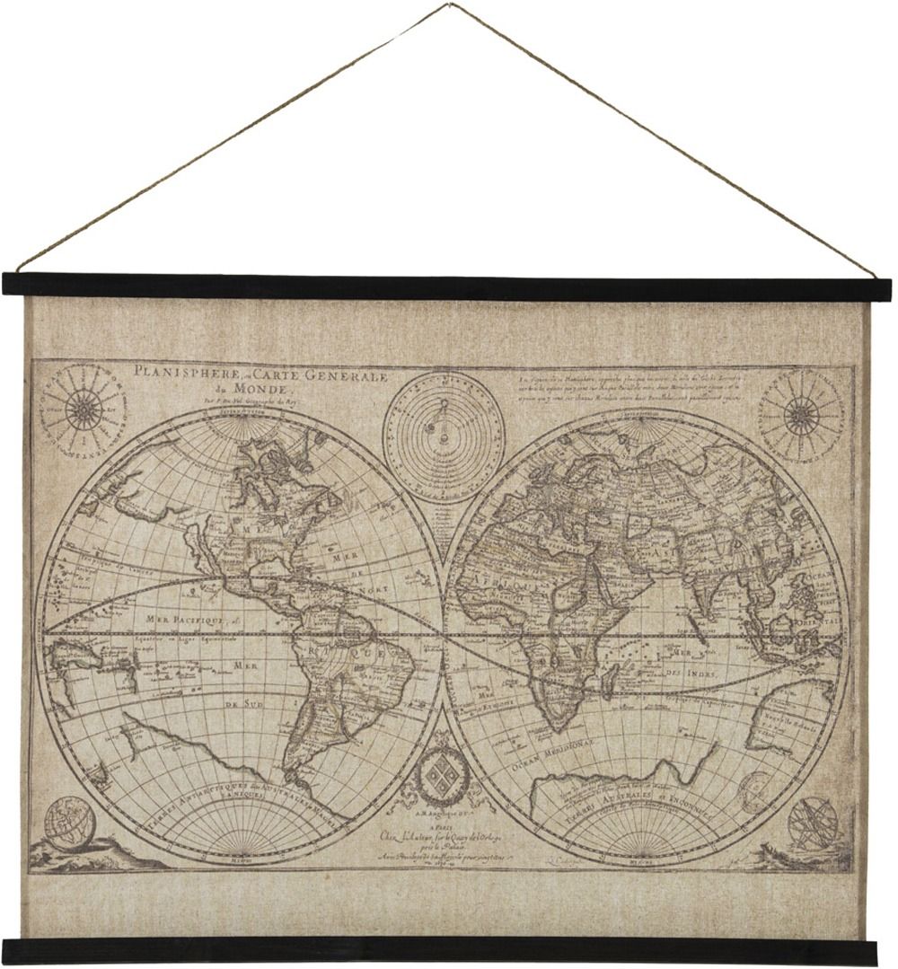 Kakémono mappemonde 97x76 cm