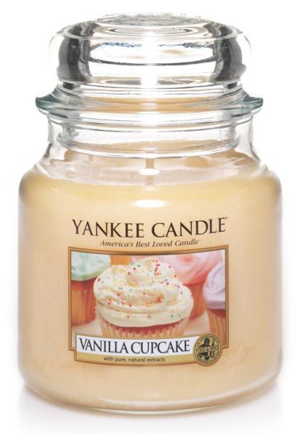 Bougie jarre en verre senteur gâteau à la vanille Moyen modèle