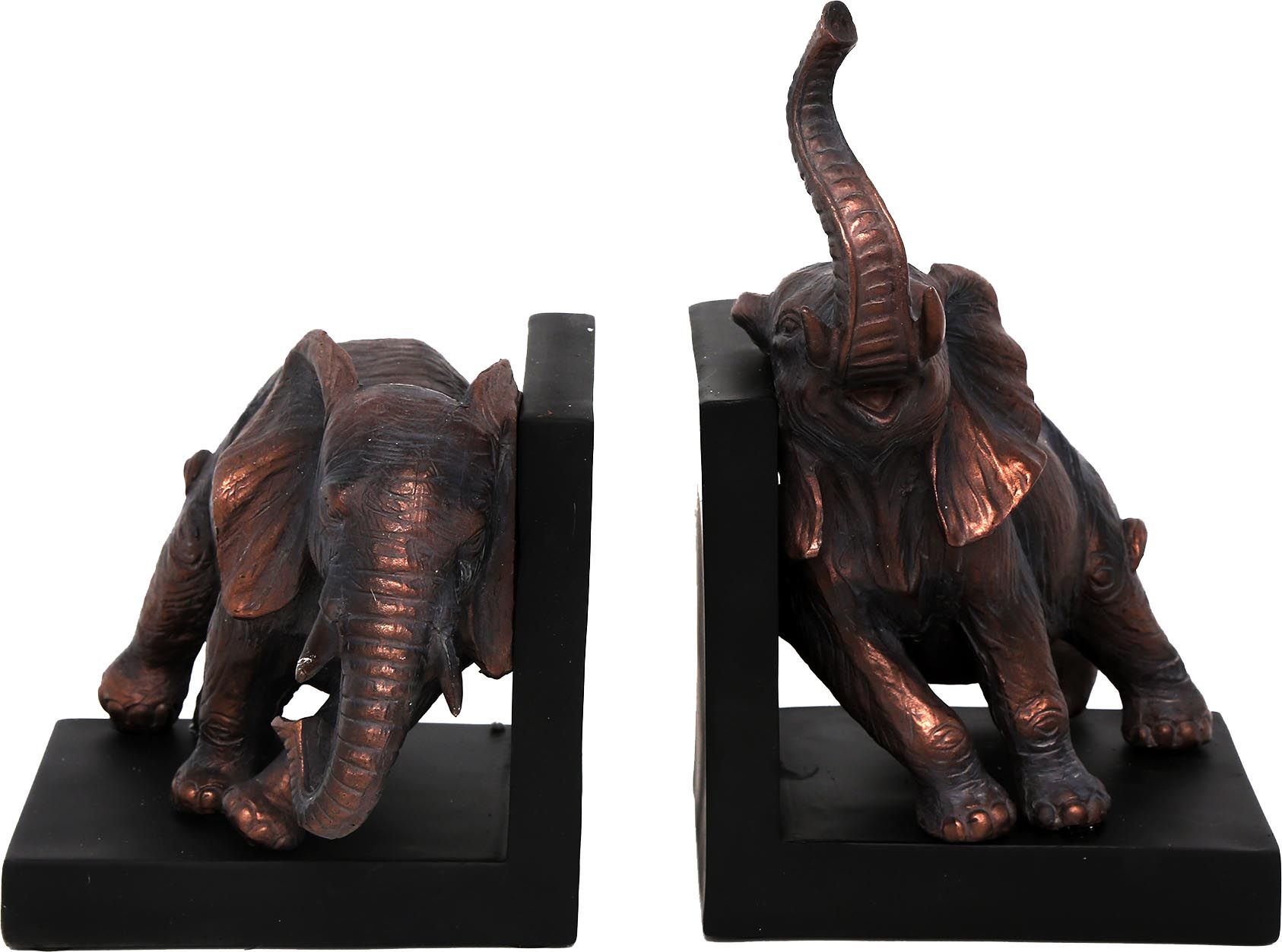 Serre-livres en résine Eléphant 31x25 cm