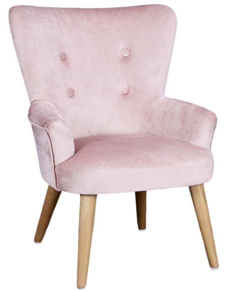 Fauteuil enfant en velours Helsinki