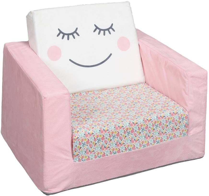Fauteuil convertible enfant en tissu Liberty