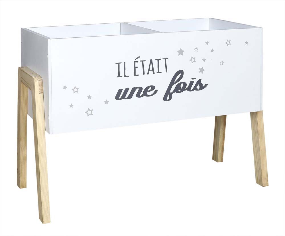 Bac à livres en bois Il était une fois