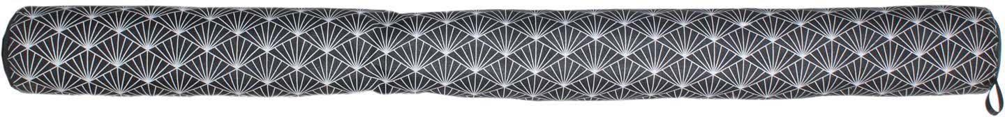 Boudin de porte avec illustrations 80 cm Noir et blanc avec motifs