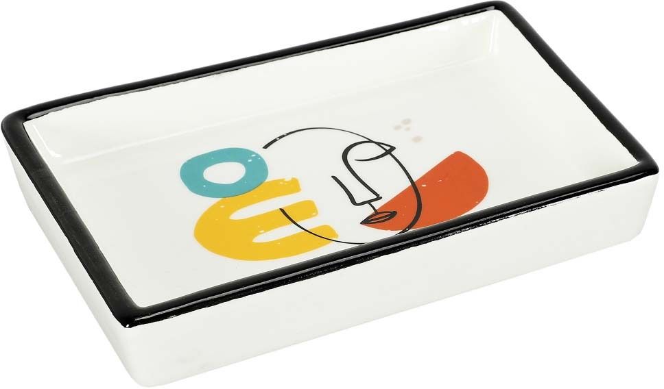 Vide poche en céramique Arty I Motif coloré