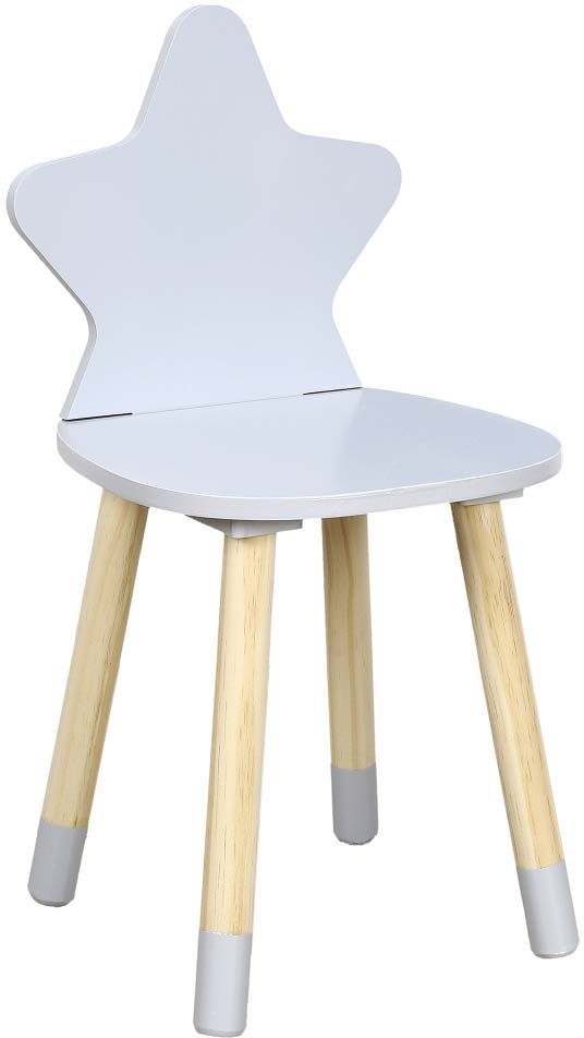 Chaise enfant en bois étoile