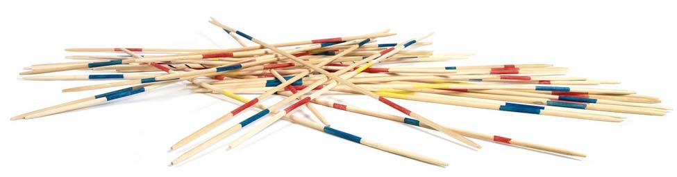 Mikado géant en bois 41 pièces