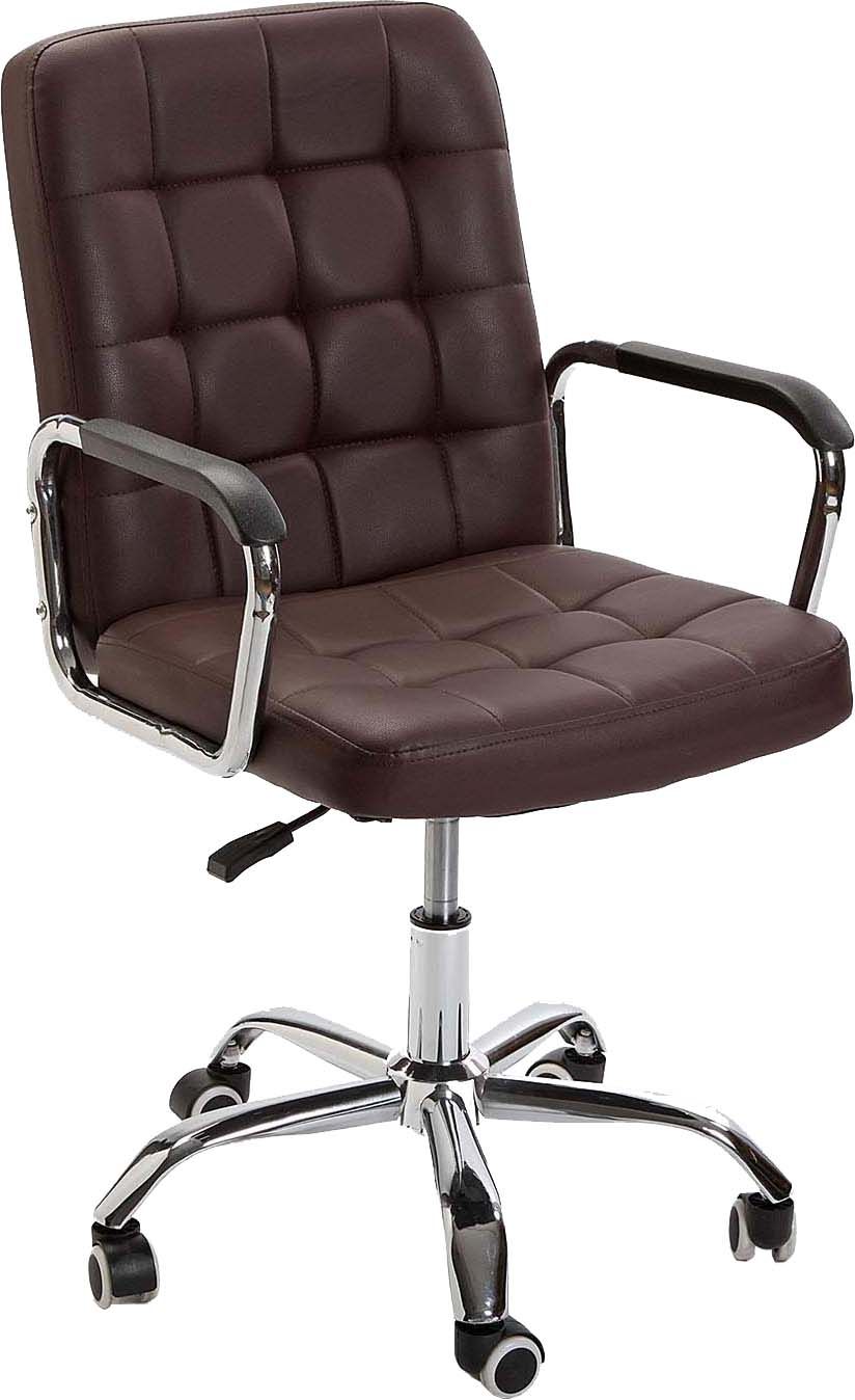 Chaise de bureau en simili cuir John