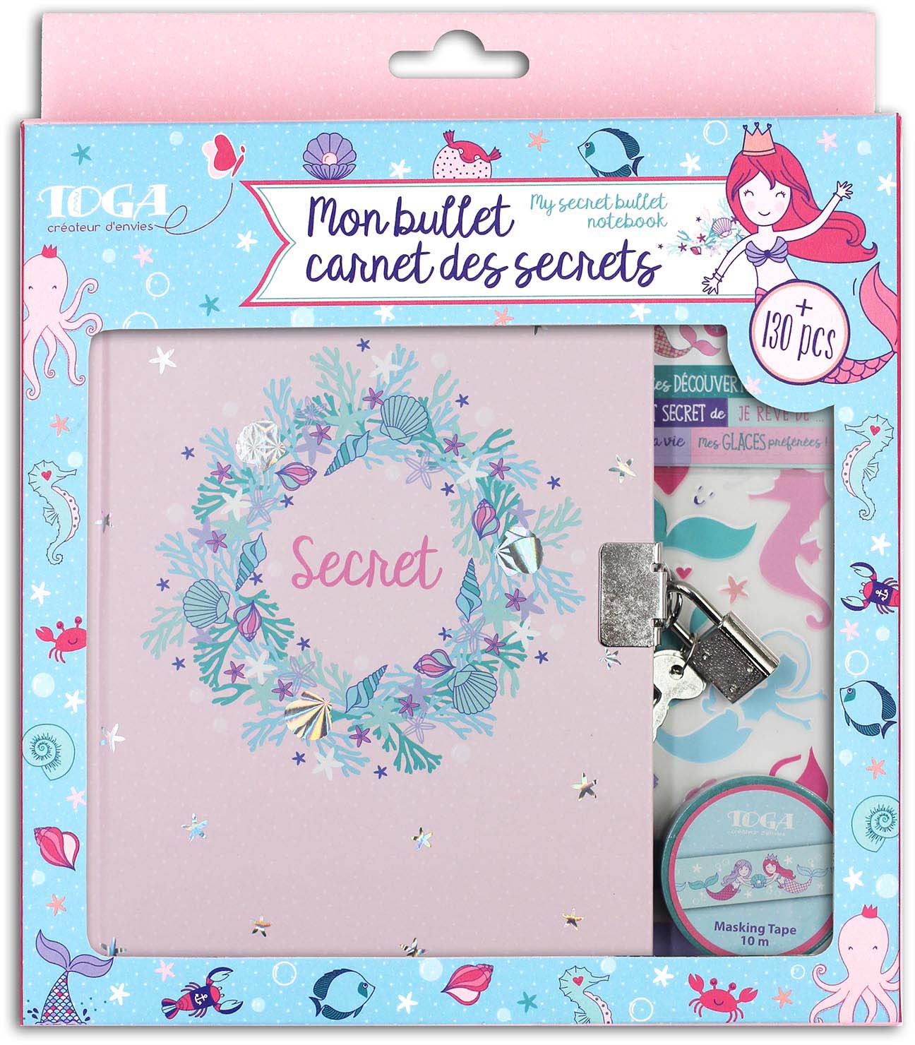 Kit journal intime sirène