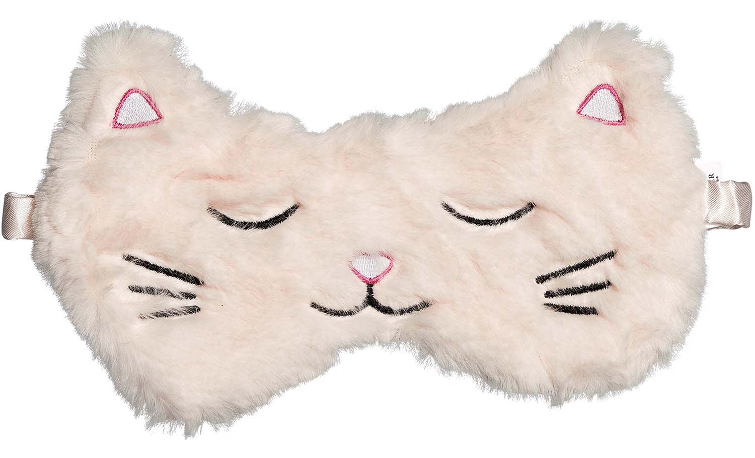 Masque de nuit Chat rose