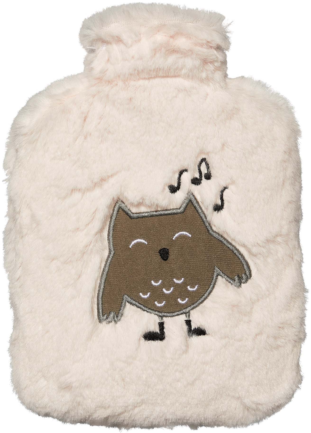 Bouillotte peluche Chouette