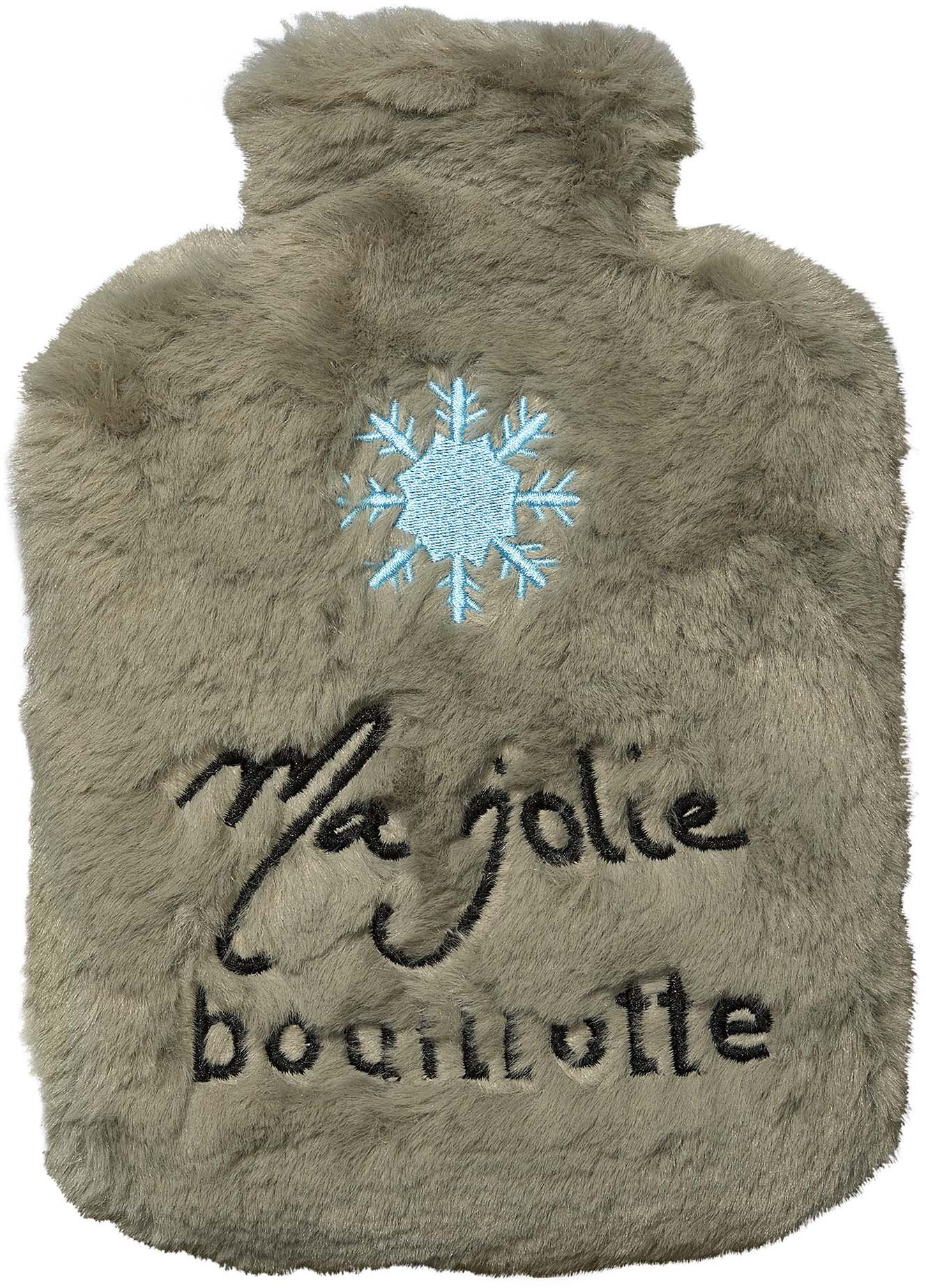 Bouillotte peluche Flocon