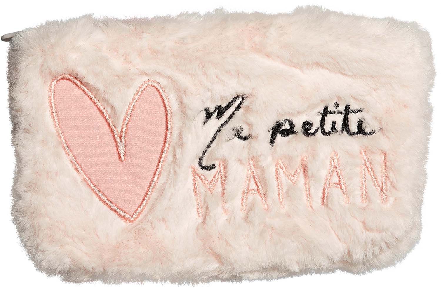 Pochette peluche Maman
