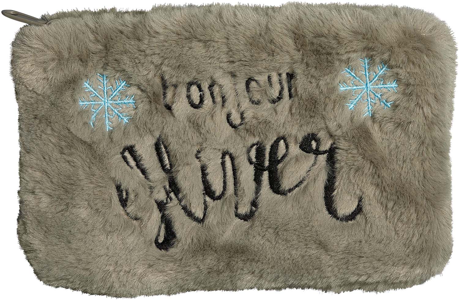 Pochette peluche Bonjour l'hiver