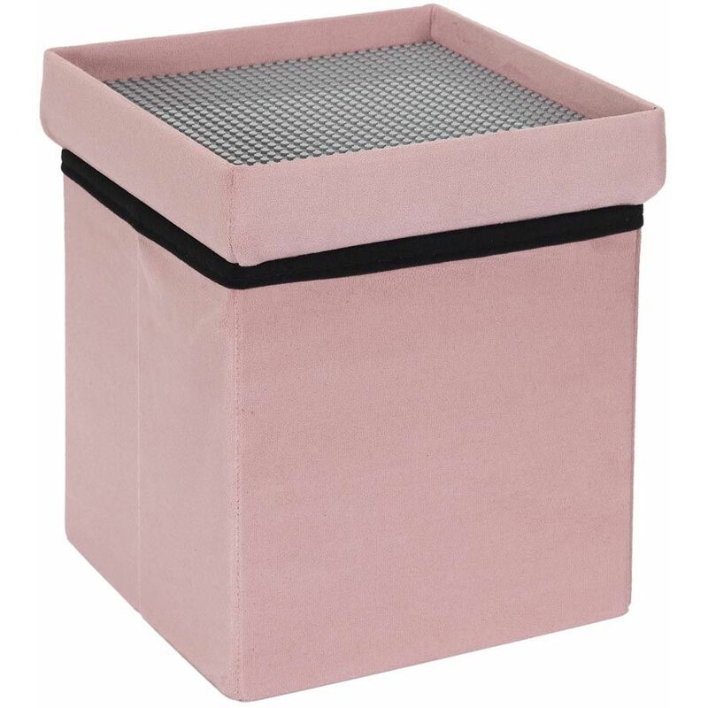 Pouf coffre pour enfant compatible briques de construction
