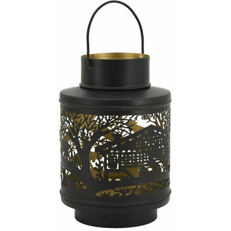 Lanterne poya en métal Petit modèle