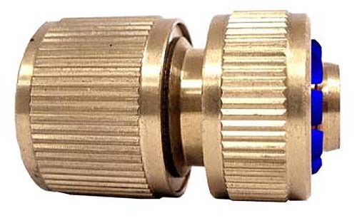 Raccord rapide en laiton Aquastop