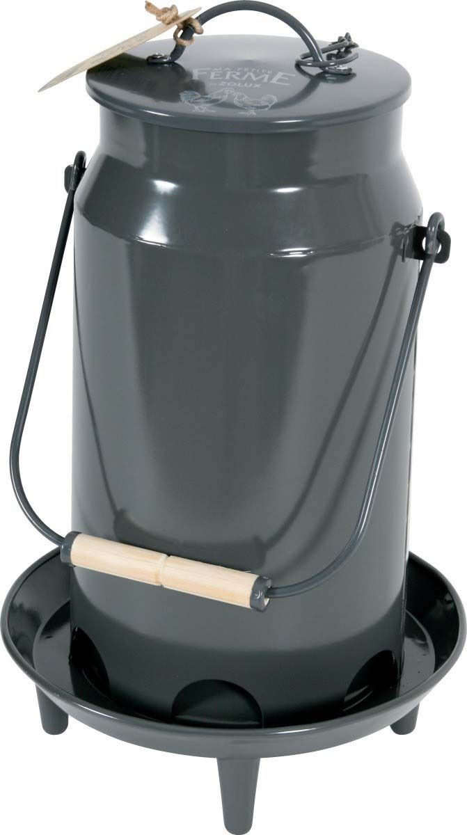 Mangeoire basse-cour en métal Ma petite ferme 3.5L